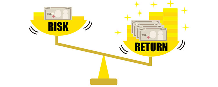 リスクとリターンの比較